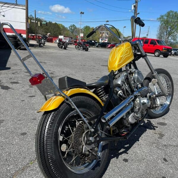 1975 Shovelhead chopper.